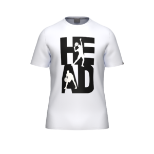 Camiseta Head Vision Blanco/Negro 2026