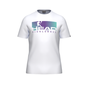 Camiseta Head Vision Blanco/Morado 2026