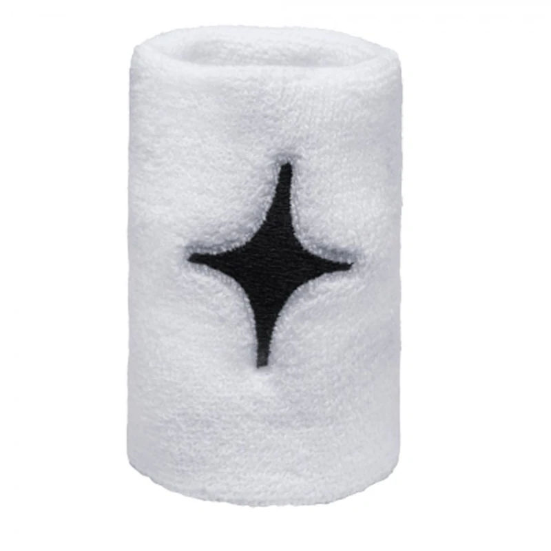 Muñequera Starvie Blanca Star Negro