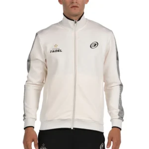 Sudadera Bullpadel Pindaro Blanco Crudo